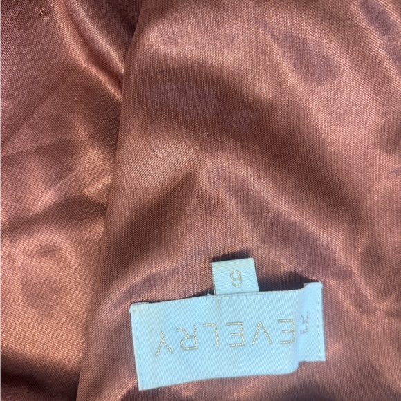 Revelry Rust Velvet Cleo fall maxi formal bridesmaid dress - Picture 5 of 5